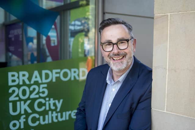 Dan Bates: "Bradford has an amazing cultural heritage. Bradford 2025 is all about honouring this heritage and the young emerging talent." (Photo by Tim Smith)