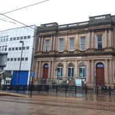 The former Royal Bank of Scotland building on Church Street in Sheffield city centre is on sale for offers of over £575,000
