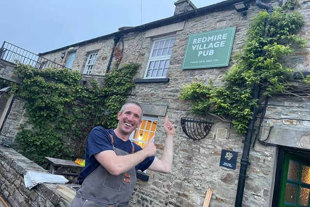 Mike Burn has bought The Bolton Arms and renamed it The Redmire Village Pub