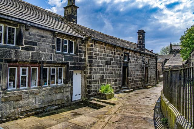 Heptonstall Museum, formerly the village grammar school and  recently used as a filming location for the new BBC period drama Gallows Pole