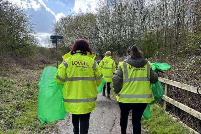 Lovell's #LitterHeroes cleaning up Clifton Backies