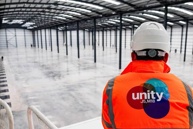 One of Yorkshire’s largest regeneration schemes has welcomed a brand new 191,000 sq ft distribution unit following completion last week. Photo by: Paul David Drabble.