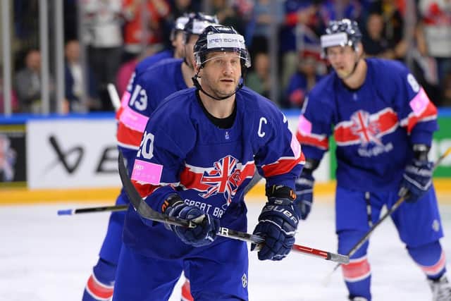 BOWING OUT: Jonathan Phillips will bring the curtain down on an illustrious international career with Great Britain at the World Championships Division 1 A tournament in Nottingham. Picture courtesy of Dean Woolley/Ice Hockey UK