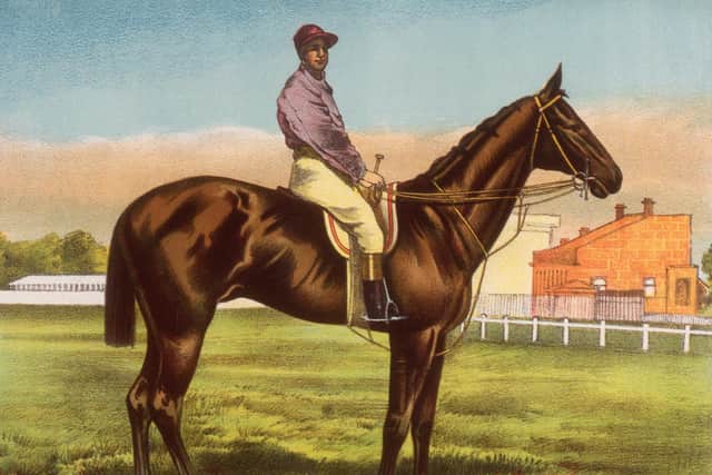 Charles Wood and Galtee More, 1897 Triple Crown winners (Mary Evans Library)