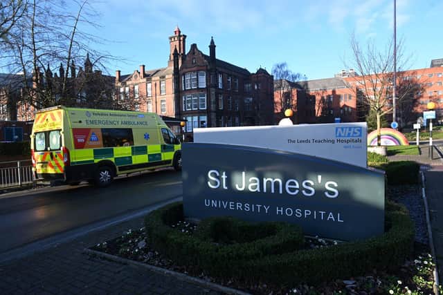 Parts of St James's University Hospital have been cordoned off by the bomb squad