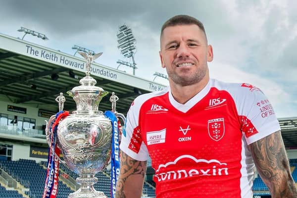 Shaun Kenny-Dowall is ready to write his name into Challenge Cup folklore. (Photo: Allan McKenzie/SWpix.com)