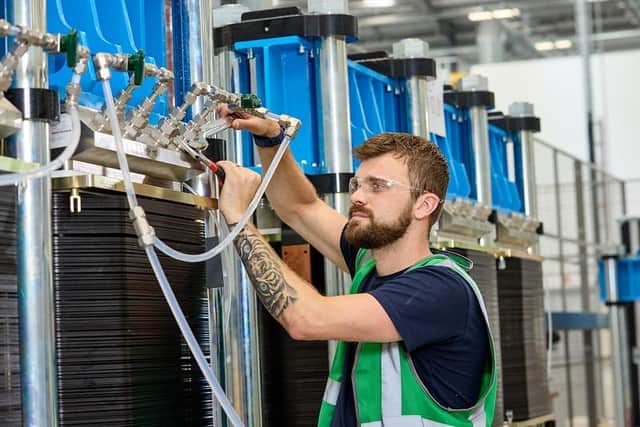 ITM Power has two factories near Meadowhall and is spending millions on expansion.