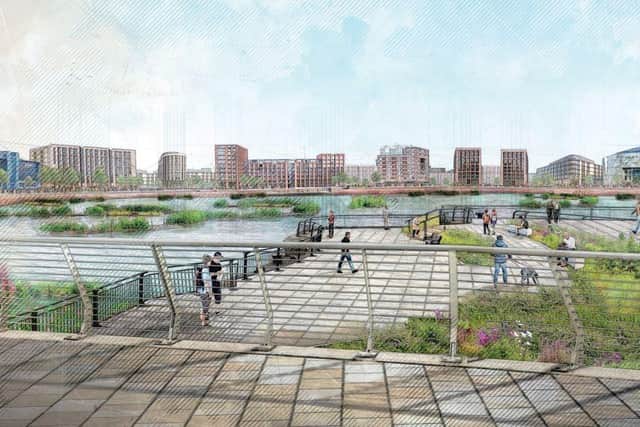 An artist's impression of what Middlehaven could look like under the new plans
Credit: MDC/Arup