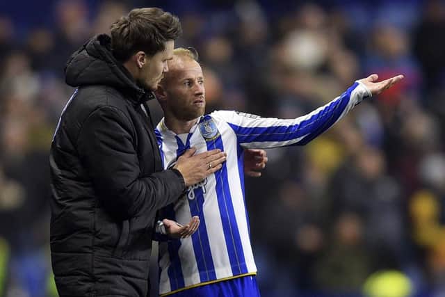COACH JOURNEY: Danny Rohl is getting his ideas across to Sheffield Wednesday players such as Barry Bannan