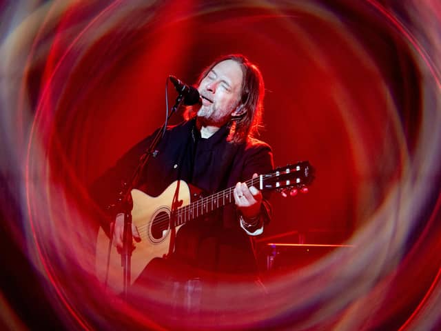 Thom Yorke of The Smile performing at the BBC 6 Music Festival at the O2 Warehouse, Manchester. Picture: Shirlaine Forrest/BBC Radio 6 Music