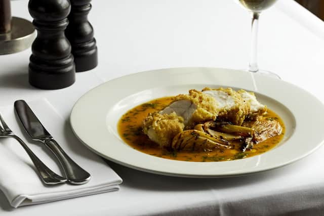 Pan-fried fillet of monkfish with new-season garlic and fennel from The Seafood Restaurant Cookbook by Rick and Jill Stein (Jon Croft Editions, £35). Photo credit: Rick Stein/Sam A Harris/PA