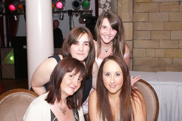 Natalie Wild and Leanne Wainwright with mum Joanne and their other sister Grace.