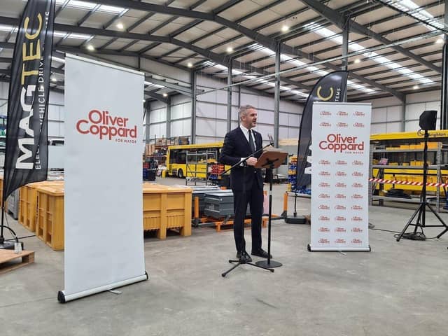 Oliver Coppard launches re-election campaign at Magtec