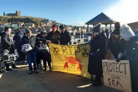 Protests over the shellfish deaths