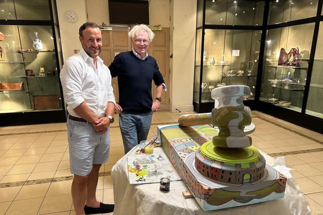 George Wade with Jonathan Wade.