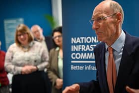 Sir John Armitt, chairman of the National Infrastructure Commission, at the opening of its Leeds office.