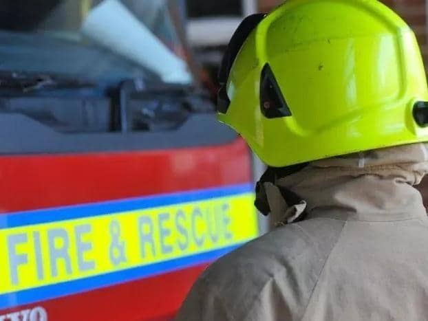 Fire crews are in attendance at Doncaster North services