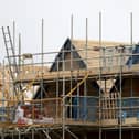 New houses being constructed. PIC: Gareth Fuller/PA Wire