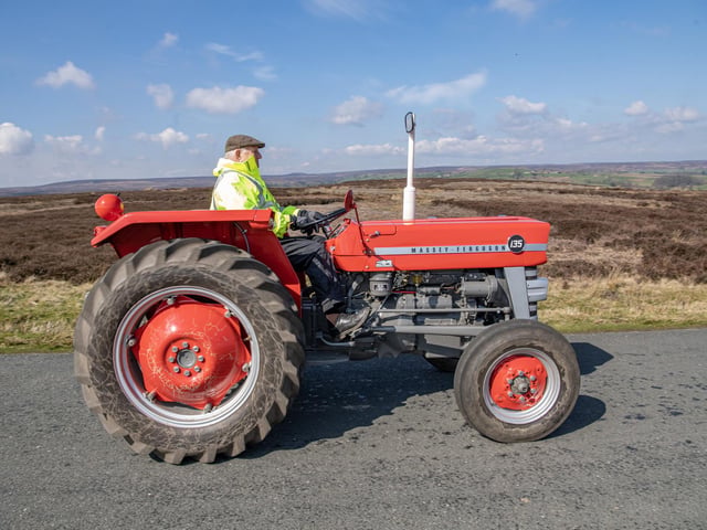 The second Brian Chester Road Run passes Dallowgill near Ripon.