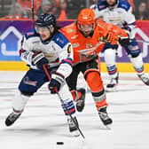 FAMILIAR FACES: Sheffield Steelers' Mark Simpson, in action against Dundee Stars at the Utilita Arena earlier this month. Picture: Dean Woolley/Steelers Media.