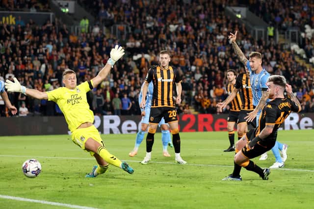 Aaron Connolly has proven to be a shrewd addition for Hull City. Image: George Wood/Getty Images