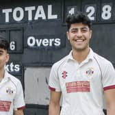 Cricket has been a lifelong passion for Fahim (left) and Ajjaz (right), who are now playing for Cawood Cricket Club. Image: Mike Cowling