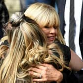Christine Talbot pays respect to her dear friend Harry Gration at his funeral
