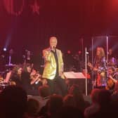 Fans loved the look when ABC's Martin Fry donned his trademark gold lame jacket for the encore
