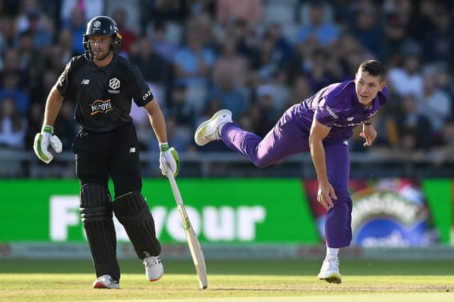 GIVE IT TIME: Northern Superchargers' Matthew Potts believes critics of the The Hundred may have proved to be too hasty and should give it more time to bed in.
Picture: Gareth Copley/Getty Images