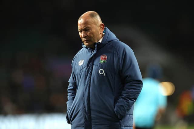 Eddie Jones, the England head coach, after a difficult autumn ended with a heavy defeat. (Picture: David Rogers/Getty Images)