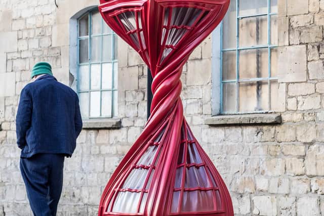 Alex Chinneck - Wring Ring. Picture: Marc Wilmot