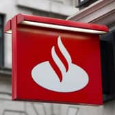 High street lender Santander UK has cautioned that higher-for-longer interest rates will take their toll on households and businesses as it revealed increases in some borrower arrears. (Photo by Laura Lean/PA Wire)