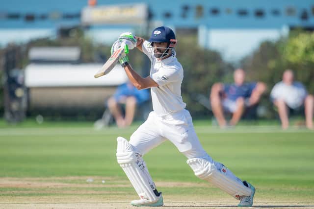 Shan Masood broke his hundred drought on day one in Cardiff. Picture by Allan McKenzie/SWpix.com