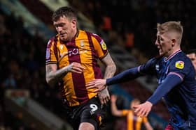 Andy Cook scored another two goals against Gillingham but it wasn't enough to earn Bradford City victory (Picture: Bruce Rollinson)