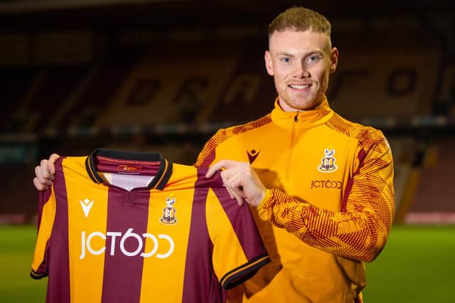 NEW YEAR PRESENT: Centre-back Ciaran Kelly will join Bradford City on January 1
