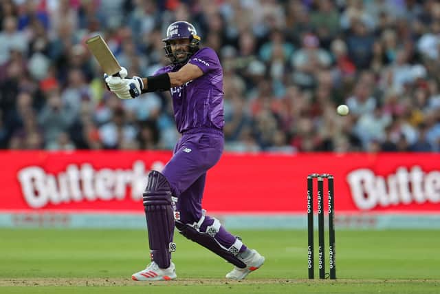 ALL-ROUND TALENT: Ottis Gibson believes David Wiese - seen in action above for Northern Superchargers in The Hundred last year - can provide a significant boost for Yorkshire Viking’s T20 Blast hopes. Picture: David Rogers/Getty Images