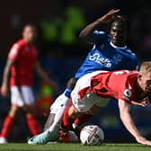Lewis O'Brien was loaned out by Nottingham Forest last summer. Image: PAUL ELLIS/AFP via Getty Images