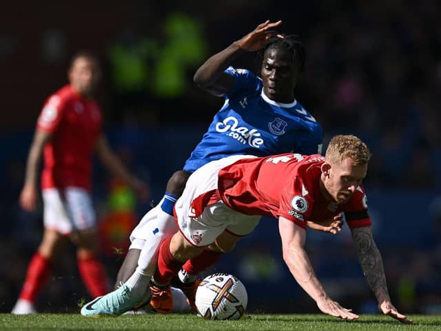 Lewis O'Brien was loaned out by Nottingham Forest last summer. Image: PAUL ELLIS/AFP via Getty Images