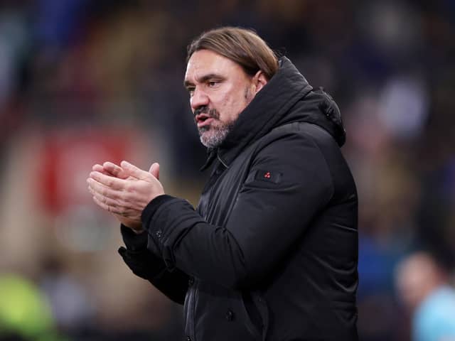 Leeds United manager Daniel Farke. Photo by George Wood/Getty Images.