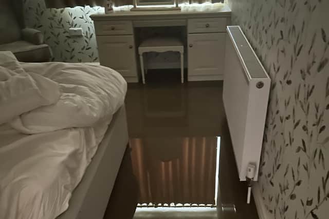 Water inside the house from the 2025 flood