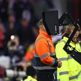 There was further refereeing controversy in the Monday night meeting between Nottingham Forest and Burnley. Image: DARREN STAPLES/AFP via Getty Images