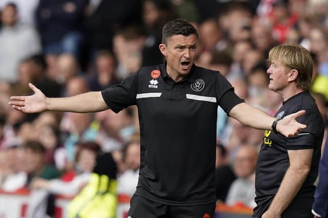 TESTING START: Sheffield United manager Paul Heckingbottom Picture: Andrew Yates/Sportimage