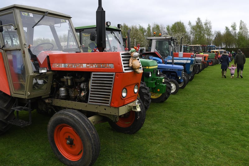 This was the third annual tractor run, which starts at supporter's site F Tate & Sons Garden Centre at Ripon, Larkhill Nurseries and takes in Galphay, Dallowgill Moor and Low Grantley.The third Brian Chester Road Run around villages near Ripon organised by the West Yorkshire group of the National Vintage Tractor and Engine Club (NVTEC) in memory of local farmer, founding Tractor Fest member and former NVTEC chairman Brian Chester in anticipation of Tractor Fest at Newby Hall in June. 13th April 2024Picture Jonathan Gawthorpe