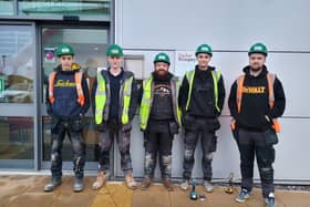 The Carpentry and Joinery apprentices at Taylor Wimpey North Yorkshire 