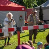 The dinosaur event at Manor Heath Park in Halifax