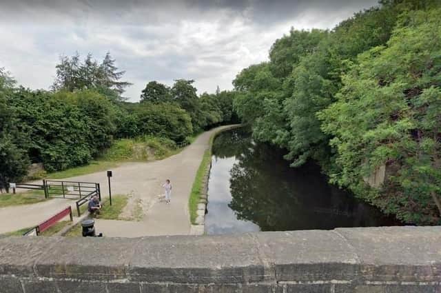 The body of a man was recovered from the canal near to Bramley Fall Wood Park in Leeds. Photo: Google