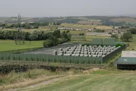 How the 106 batteries on the energy facility at Harrop Lane, Wilsden, could look