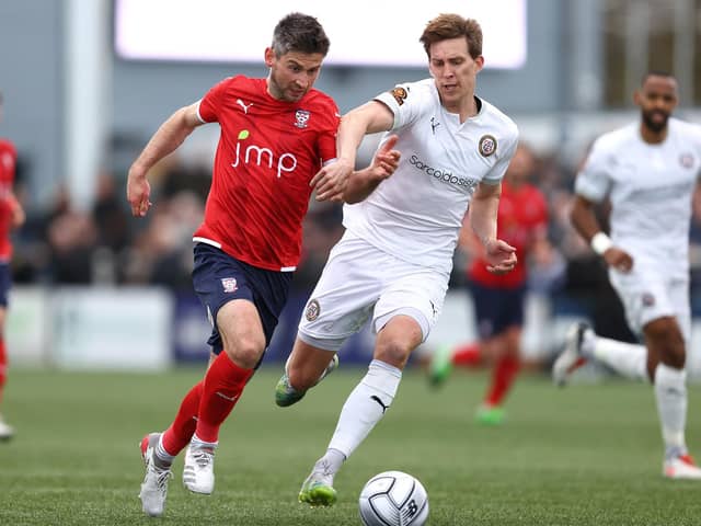 Paddy McLaughlin of York playing in last season's FA Trophy Semi Final against Bromley (Picture: Julian Finney/Getty Images)