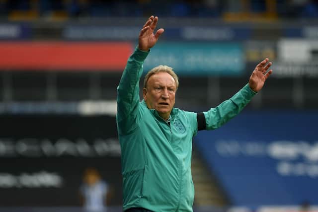 Fond farewell: Neil Warnock looks set for his second departure from Huddersfield Town in three months after the 2-0 win over Rotherham United on Saturday. (Picture: Jonathan Gawthorpe)