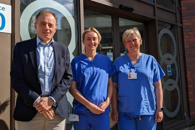 Jonathan Skull, Ms Lucy Wood and Dr Helen Clarke who are leading the study from the Assisted Conception Unit at Sheffield Teaching Hospitals NHS Foundation Trust
